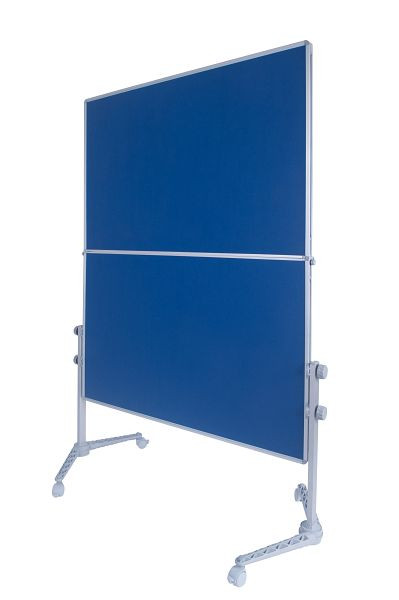 Tableau de présentation pliable Bi-Office avec feutre bleu 120x150cm, MOD01012662