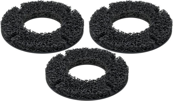 Disques abrasifs de rechange Hazet, nombre d'outils : 3, pour 4960 R-160/4 Fermeture velcro pour un changement rapide des disques abrasifs, 4960R-0160/3