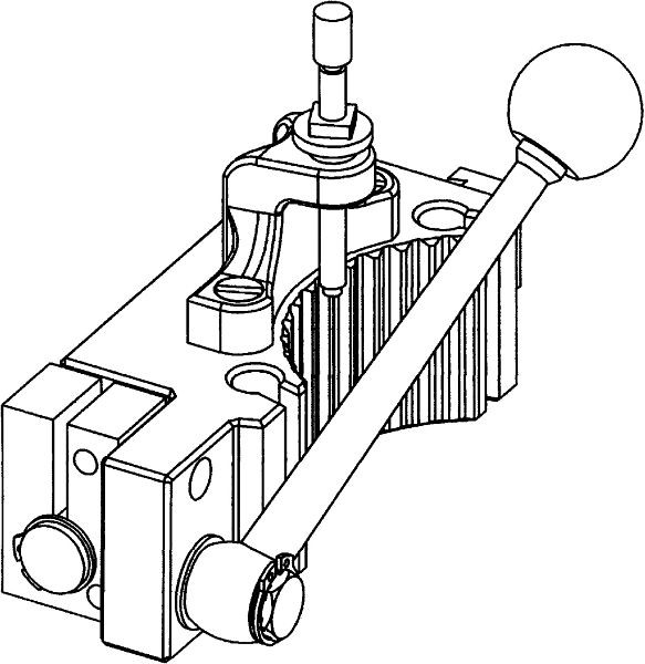 Porte-outil rétractable MACK pour filetage extérieur
