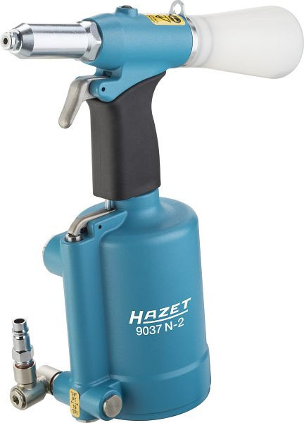 Pistolet à rivets aveugles Hazet, pneumatique/hydraulique Convient pour les rivets en acier inoxydable jusqu'à 6,4 mm, 9037N-2