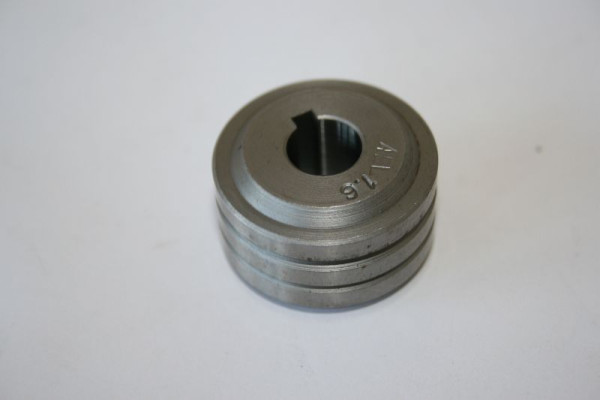 Rouleau d'alimentation ELMAG 1,2/1,6 mm pour ETP 220 SynPuls et EMS 1725 (Ø extérieur 30 mm/Ø intérieur 10 mm, largeur 18 mm) pour aluminium, HA 'HALF ROUND GROOVE', 54784