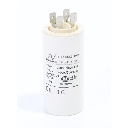 Condensateur ELMAG 16 µF pour générateurs électriques, type SEB2500W avec AL MeccAlte S15W, 9503389