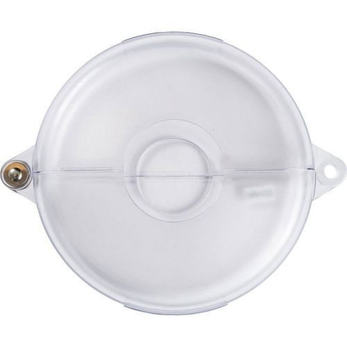 Dispositif d'arrêt DENIOS pour vannes de passage, transparent, 311968