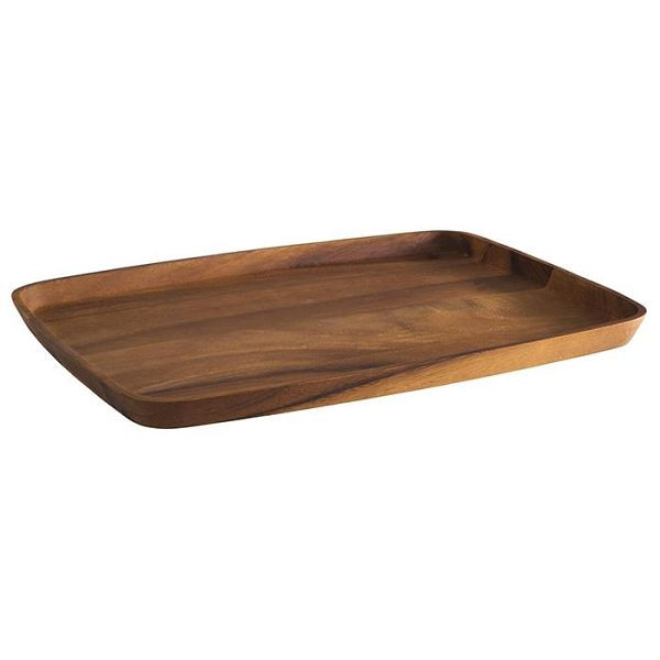Planche de service APS, 35 x 25 cm, hauteur : 2 cm, bois d'acacia, 00899