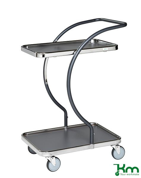 Chariot de table Kongamek C-Line avec 2 étagères, KM96200