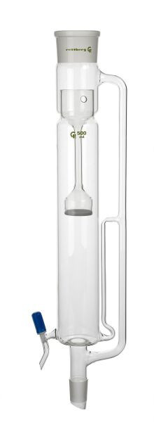 Extracteur Rettberg, 100 ml, pour liquides particulièrement lourds, manchon NS 45/40, noyau NS 29/32, complet avec insert, 134684500