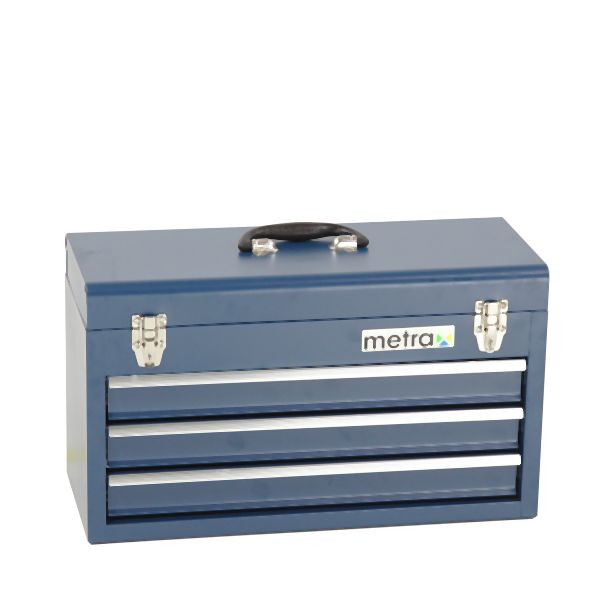 Boîte à outils Metra, standard, petite, bleue, 10214