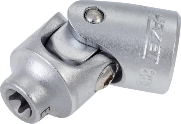 Insert pour clé à douille Hazet TORX®, carré creux 10 mm (3/8 pouce), profil extérieur TORX®, E8, avec articulation, 880G-E8