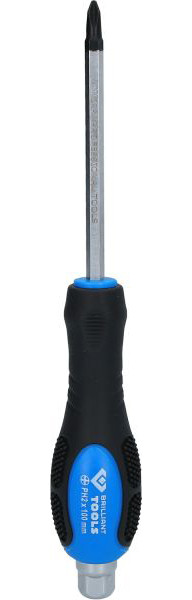 Brilliant Tools Tournevis cruciforme avec capuchon impact, PH2, longueur de lame : 100 mm, BT034810