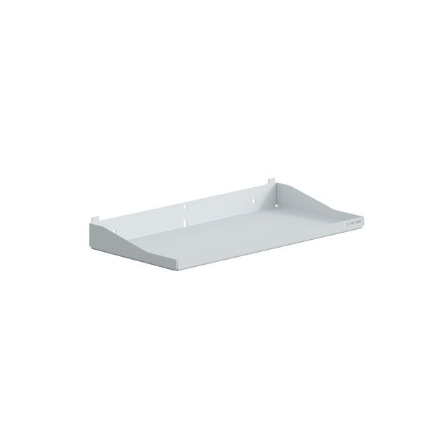 Etagère SOFAME, largeur 340 mm et profondeur 220 mm, gris clair RAL 7035, W010080334GC