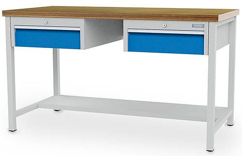 Établi à caisson Bedrunka+Hirth série 2000 R18-24, 2000 x 750 x 859 mm, 03.19.32V