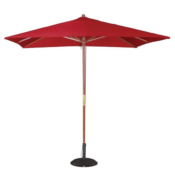 Parasol carré boléro rouge 2.5m, GL306