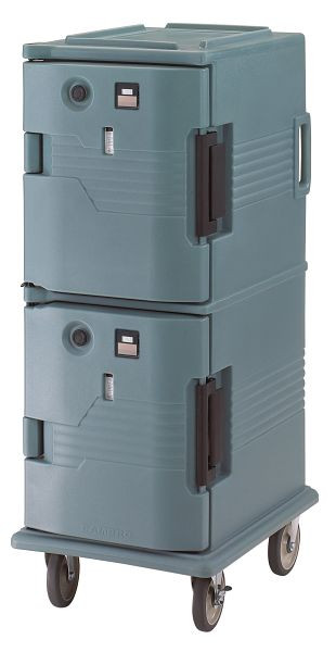 Cambro Ultra Camcart® avec portes chauffantes 220V bleu ardoise, UPCH8002401