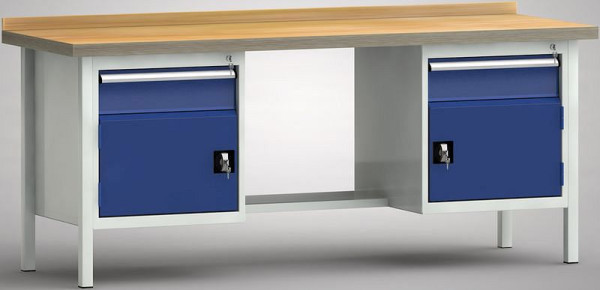 Etabli standard KLW - 2000 x 700 x 900 mm L x P x H (version ERGO), WS202E-2000M40-E2001
