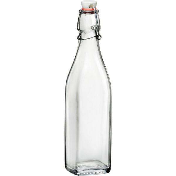 Bouteille en verre Bormioli Rocco SWING avec fermeture à clip hermétique, 0,5 litre, UE : 12 pièces, GL6902500