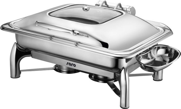 Chafing Dish à induction Saro avec couvercle à fermeture automatique, 1/1 GN modèle RAINER, 213-1200