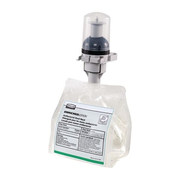 Rubbermaid Flex Savon liquide antibactérien non parfumé 500 ml (lot de 5), FN388