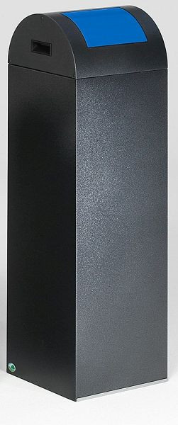 Dispositif de recyclage VAR WSG 85 R corps argent antique, rabat bleu gentiane, 21091