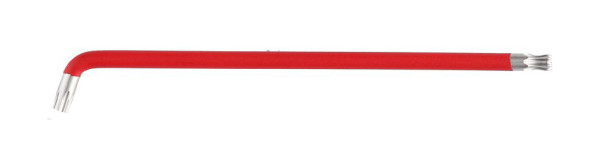 KS Tools Clé Torx à tête sphérique coudée, XL, T15, coudée à 108°, 151.4292