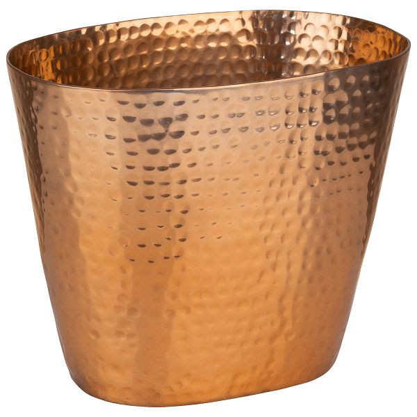 APS Refroidisseur à vin/champagne, 20,5 x 14 x 17 cm, aluminium, aspect cuivre, surface martelée, 2,1 litres, 36106