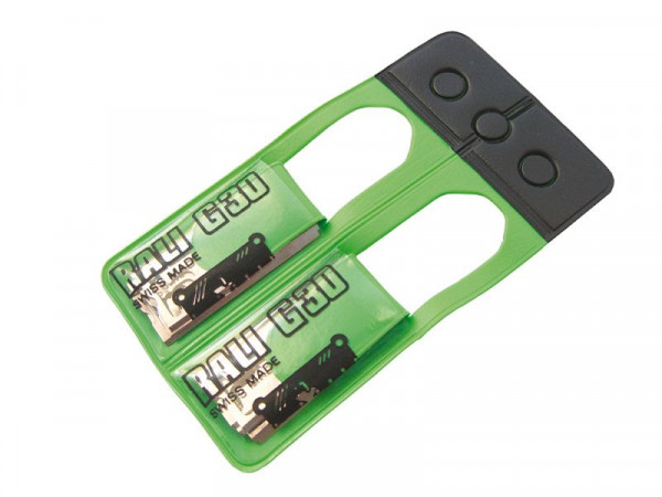 BRÜCK ORIGINAL couteau de rechange pour RALI G30 et G03 / B30 (emballage vert), UE: 10 pièces, 412