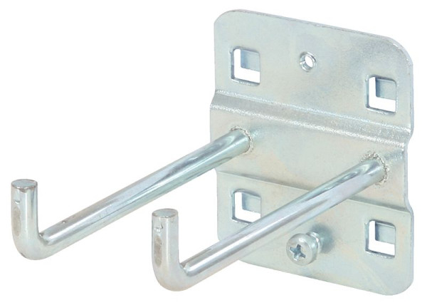 KS Tools Porte-outils double avec extrémité à crochet verticale, diamètre 6 mm, 75 mm, 860.0818