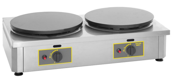 ROLLER GRILL Double Crêpière en version gaz, CDG400