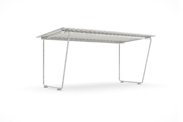Toiture WSM Siegen S18 galvanisée en kit, 102001557