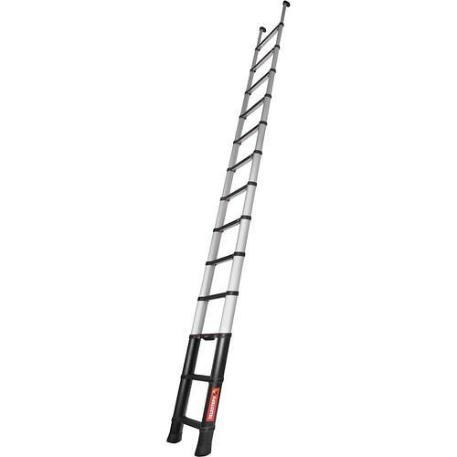 Krause échelle télescopique Rescue Line, aluminium, 13 échelons, noire, 305104