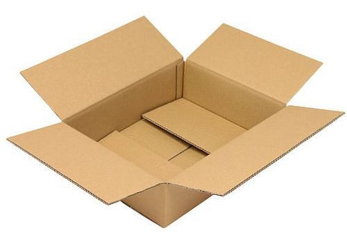Boîte pliante en carton ondulé TransPak à 2 parois, dimensions intérieures 400 x 300 x 100 mm, qualité 2.30BC, lot de 10, 299423