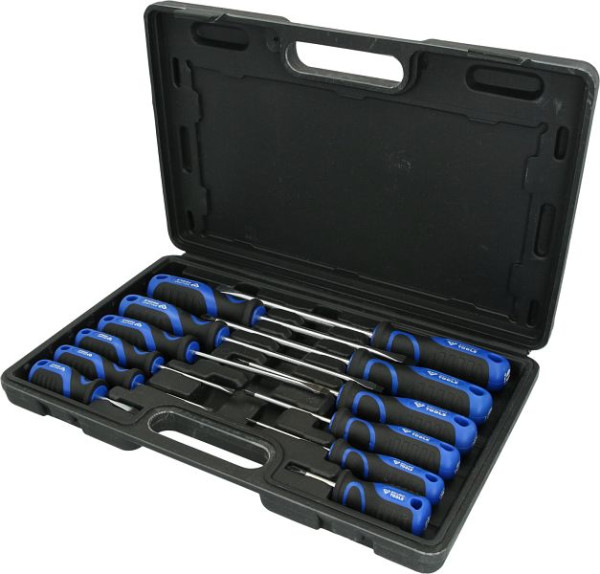Brilliant Tools Jeu de 12 tournevis PH à fente BT033012