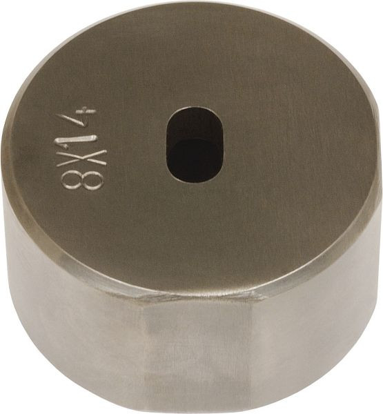 Matrice à trous oblongs ELMAG MUBEA M 45, 6,8 x 20,3 mm, 86574