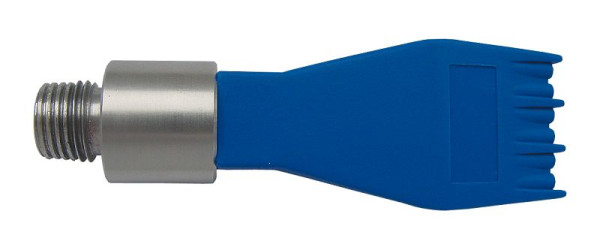 Buse jet plat ELMAG, 6 trous pour soufflettes, POM (buse) / aluminium (adaptateur), 32536