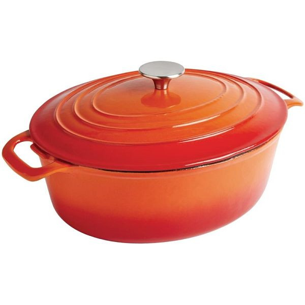 Cocotte ovale Vogue orange, GH311