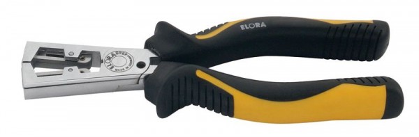 Pince à dénuder ELORA avec couvercles de protection pour poignée 2K, 494S-0,5BI, 0494000052000