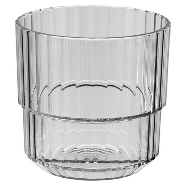 Gobelet APS -LINEA-, Ø 8,5 cm, hauteur : 8 cm, Tritan, 220 ml, couleur : gris français, lot de 48, 10566