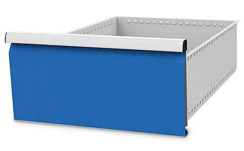 Tiroir Bedrunka+Hirth, rails inclus, R 18-24, hauteur du panneau 250 mm, capacité de charge 100 kg, dimensions en mm (LxPxH) : 450 x 600 x 250, 60.50.250V10