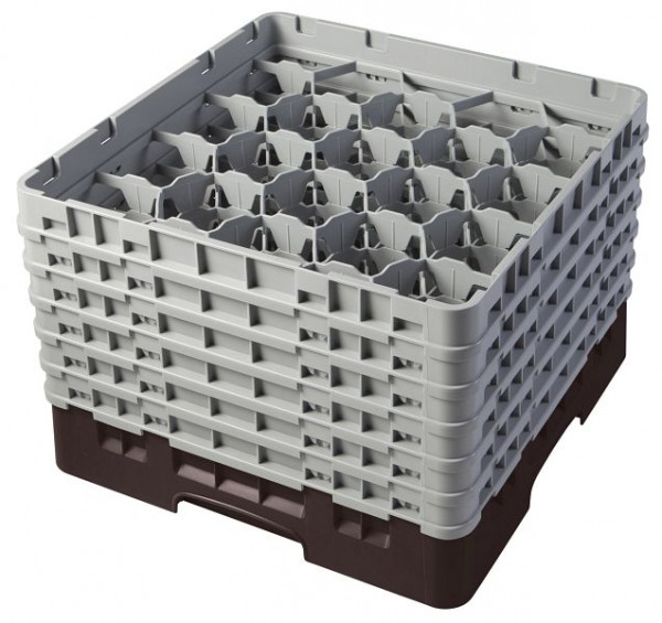 Panier de lavage Cambro 20 compartiments Camrack® 29,8 cm brun, paquet de 2, 20S1114167