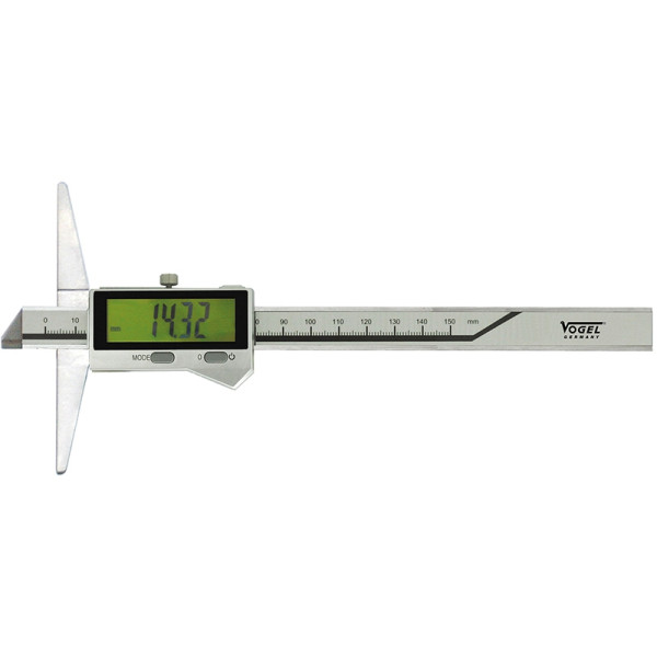 Vogel Germany Pied à coulisse électronique numérique, IP67, Type C, 150 mm / 6 pouces, 220421