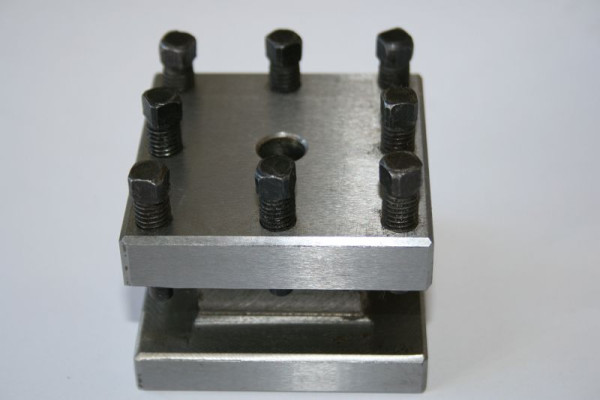 Support en acier ELMAG avec 8 vis complet n° 9+2 pour Superturn 550/125 Vario, 9808062