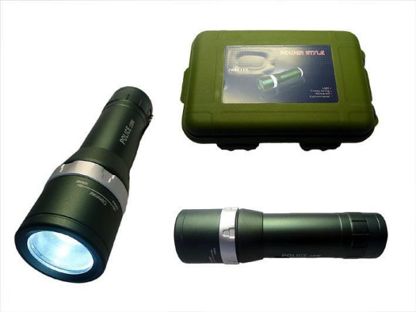 Lampe de poche LED Berger & Schröter jusqu'à 3W Cree LED en boîte, 20228
