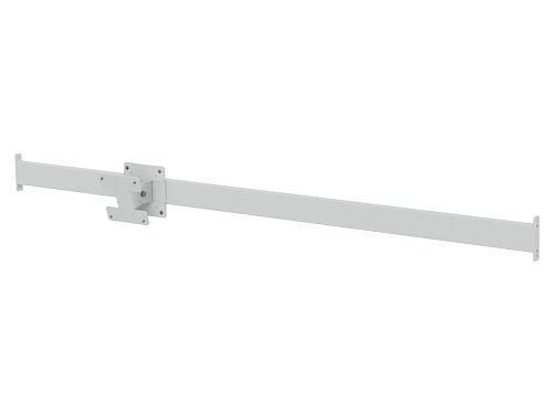 Support d'écran Bedrunka+Hirth largeur 700 à suspendre entre les colonnes de support avec barre transversale, dimensions en mm (LxPxH) : 700 x 125 x 121, 03MONTRA070