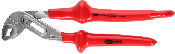 KS Tools Pince multiprise 1000 V avec œillet de sécurité pour ligne de sécurité, 117.2205