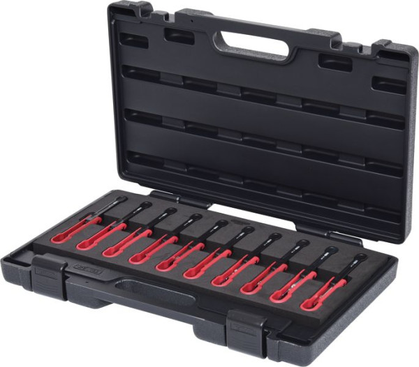 Jeu d'outils de déverrouillage KS Tools, 10 pièces pour contacts de prise Opel / GM, 154.0155