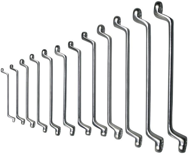 Jeu de clés polygonales doubles SW-Stahl, 6-32 mm, coudées, 12 pièces, 01512L