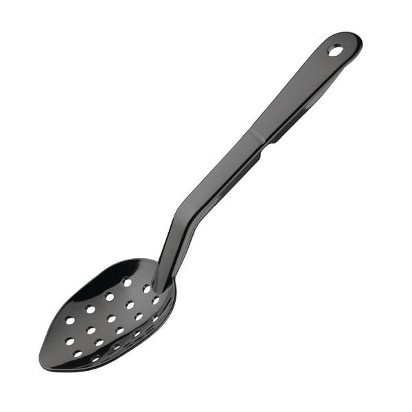 Cuillère de service Vogue perforé noir 28cm, Y549