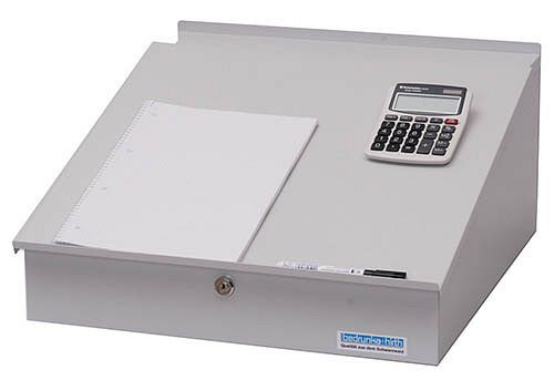 Fixation de bureau Bedrunka+Hirth, pour armoires, LxPxH 495x495x100-250 mm, 04.105.PA