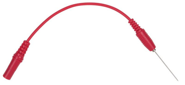 KS Tools Prise d'entrée 4,0 mm sur pointe de test en forme d'aiguille, rouge, 150.1674