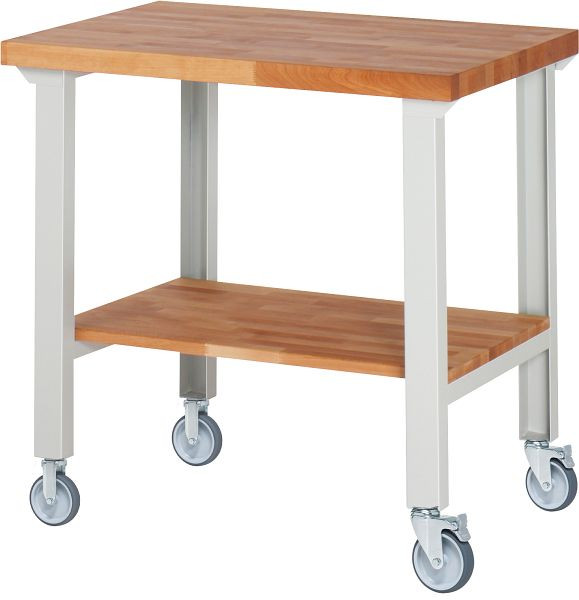 Établi mobile RAU 7000-7, 1000x700x1000mm, 2 roulettes fixes et pivotantes chacune, 05-7000-7-107B4S22.12