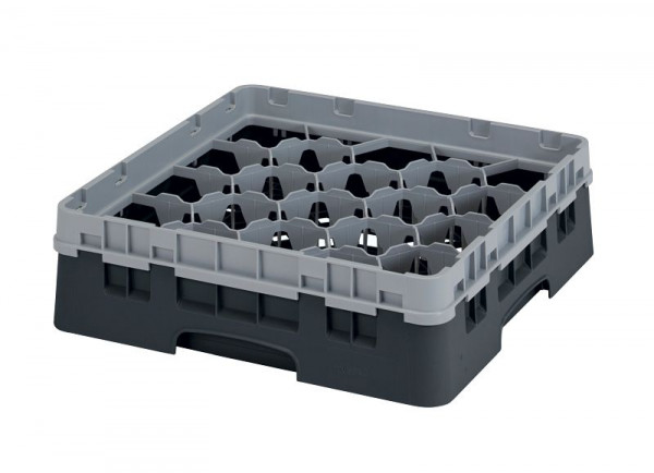 Panier de lavage Cambro 20 compartiments Camrack® 9.2 cm noir, paquet de 5, 20S318110